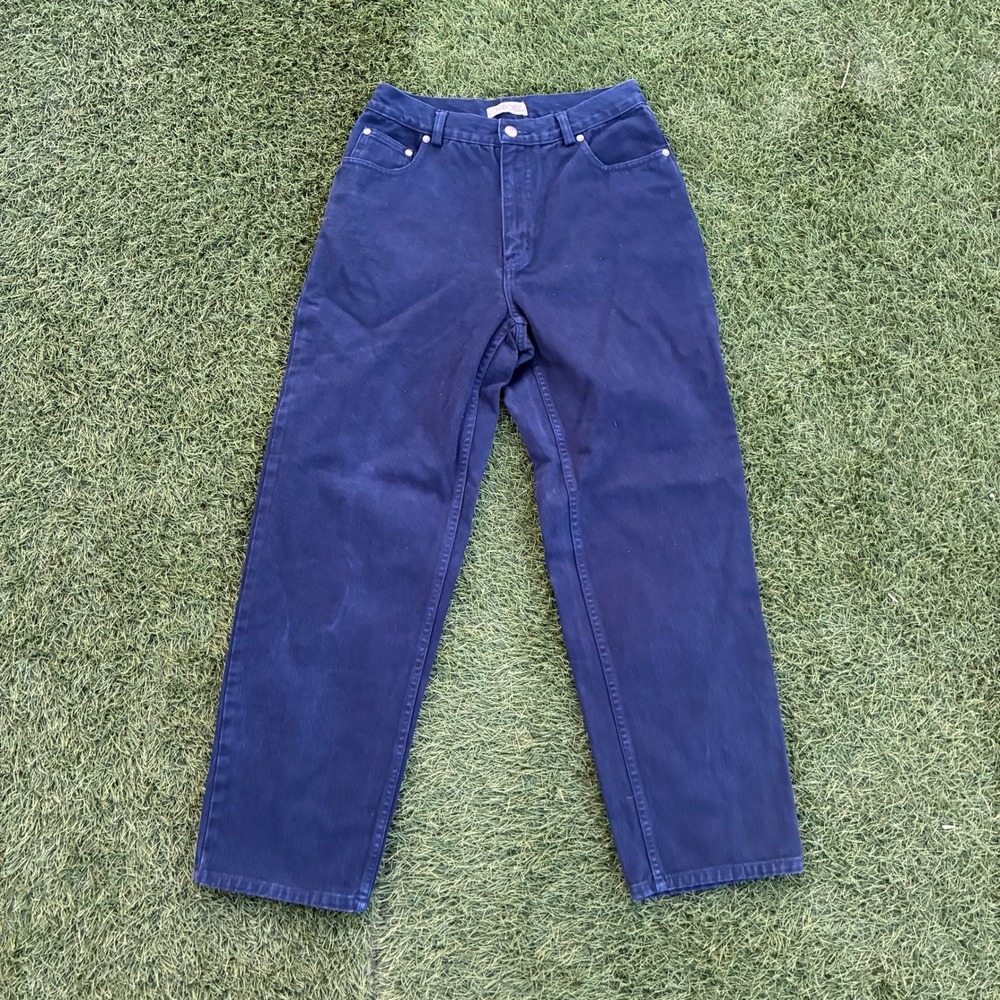 Vintage Cherokee Dark Blue Jeans Womens Size 12P 28x28 100% Cotton Classic Fit